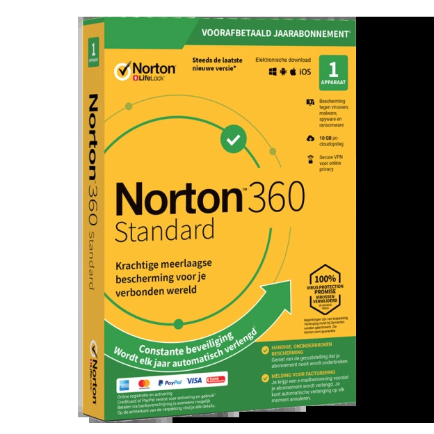 Norton 360 Standard | 1 Apparaat | 1 Jaar